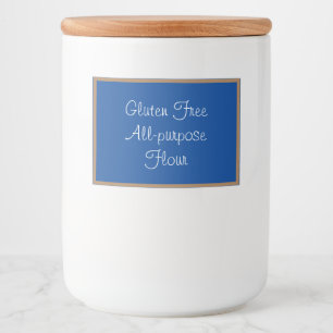 Bloem Voor alle doeleinden van het Gluten van het Voedselcontainer Etiket