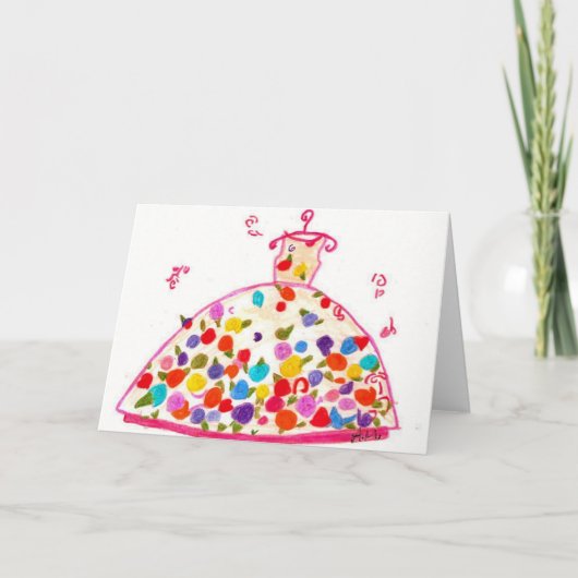 Bloem voor de kleding van het Mamma Kaart (Voorkant)