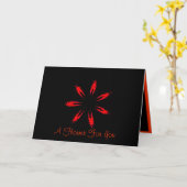 Bloem voor je verjaardag Kaart (Gele Bloem)