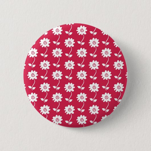 Bloem voor sierdoeleinden ronde button 5,7 cm (Voorkant)