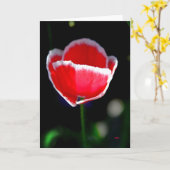 Bloem voor u kaart (Gele Bloem)