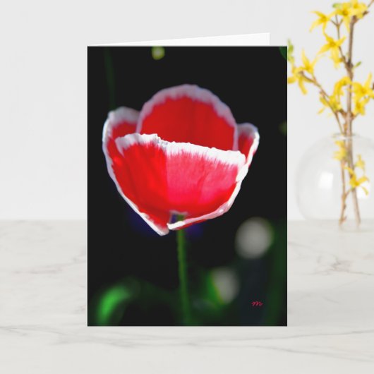 Bloem voor u kaart (Gele Bloem)