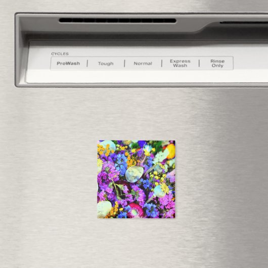 Bloem voor uw ijskast kleurrijke floral herfst magneet (Insitu (Vaatwasser))