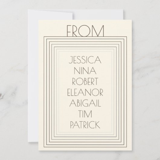 Bloem Vredes Teken Modern Boheemse Bloemen Meisjes Bedankkaart (Achterkant)