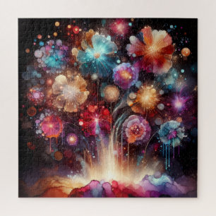 Bloem Vuurwerk Legpuzzel