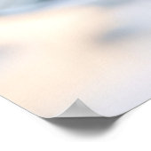 Bloem Water Drop Natuur Serene Tranquil Poster (Hoek)