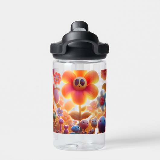 bloem waterfles (Achterkant)