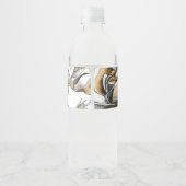 Bloem Waterfles Label Etiket (Achterkant)