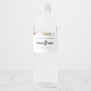 Bloem Waterfles Label Etiket