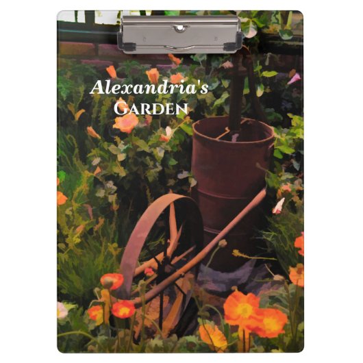 bloem Waterverf bloemen bloem Klembord (Voorkant)