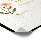 Bloem Waterverf Canvas Poster (Hoek)