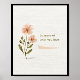 Bloem Waterverf Canvas Poster