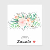 Bloem waterverf sticker Pack (Vel)