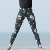 Bloem Waterverf Valentijnsdag Leggings