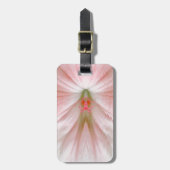 bloem weerkaatst in water bagagelabel (Voorkant verticaal)
