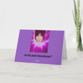 Bloem Wenskaart Kaart (Achterkant)