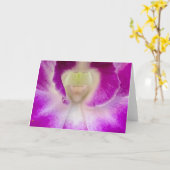 Bloem Wenskaart Kaart (Gele Bloem)