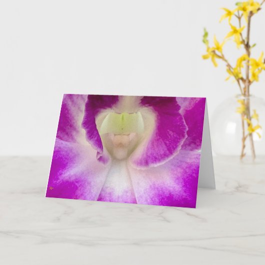 Bloem Wenskaart Kaart (Gele Bloem)