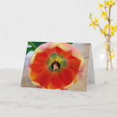 Bloem Wenskaart Kaart (Gele Bloem)