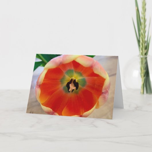 Bloem Wenskaart Kaart (Voorkant)