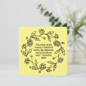 Bloem werveling bloemenkrans religieuze blanco (Staand voorkant)