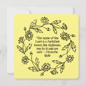 Bloem werveling bloemenkrans religieuze blanco (Voorkant)