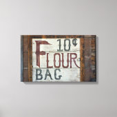  bloem Westerne winkel foto Canvas Afdruk (Voorkant)