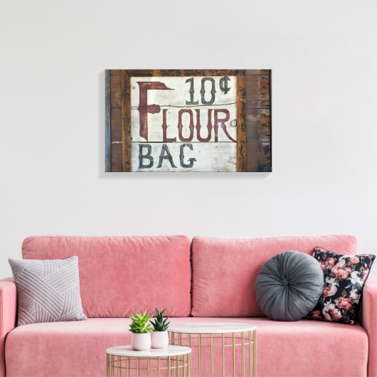  bloem Westerne winkel foto Canvas Afdruk (Insitu (Woonkamer))