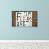  bloem Westerne winkel foto Canvas Afdruk (Insitu (Houten vloer))