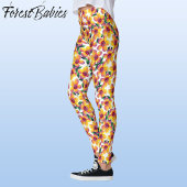 Bloem Whimsical Schattige Fun Floral Design Patter Leggings