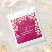 Bloem wijn bedankzakje (Geknipt)