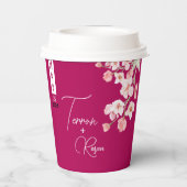 Bloem wijn papieren bekers (Achterkant)