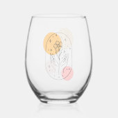 Bloem Wijnglas Zonder Voet (Achterkant)