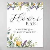 Bloem Wilde Bloem | Weide Bloemen  | Bloemen Bar Poster (Voorkant)