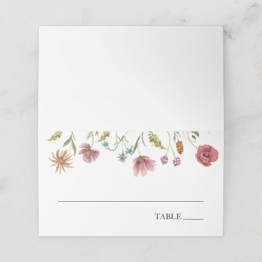 Bloem Wilde Bloemnaam Plaatskaarten Plaatskaartje (Buitenkant ongevouwen)