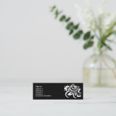 bloem_wit mini visitekaartje (Staand voorkant)