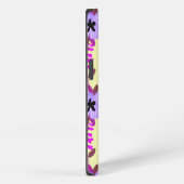Bloem wit patroon iPhone hoesje (Rechterkant)