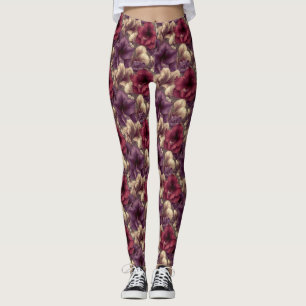 Bloem Workout Wear Amaryllis Bloemblad Valentijnsd Leggings