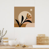 Bloem Zon Boho Poster (Keuken)
