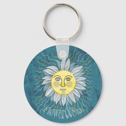 Bloem & Zon - Natuur Sleutelhanger (Voorkant)
