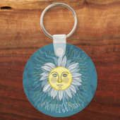 Bloem & Zon - Natuur Sleutelhanger (Voorkant)