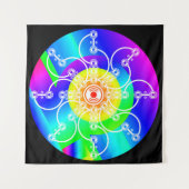 Bloem Zonneschijn Tapijt Wandkleed (Voorkant (horizontaal))