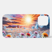 Bloem Zonsondergang Case-Mate iPhone Case (Achterkant (horizontaal))