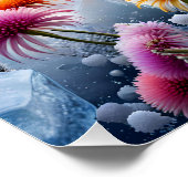 Bloem Zonsondergang Perfect Poster (Hoek)