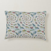 Bloemaccent geborsteld polyester kussen (Achterkant)