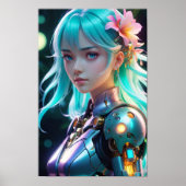 bloemaccent poster (Voorkant)