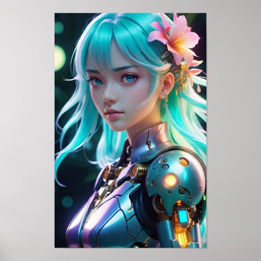 bloemaccent poster (Voorkant)