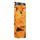 Bloemachtergrond bloemen thermosbeker (Geroteerd rechts)