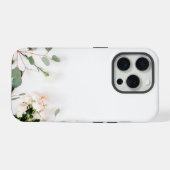Bloemachtergrondpatroon iPhone Hoesje (Achterkant horizontaal)