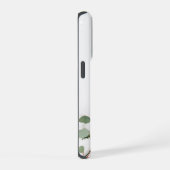 Bloemachtergrondpatroon iPhone Hoesje (Rechterkant)